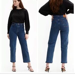NWT LEVI’S RIBCAGE STRAIGHT ANKLE WOMEN'S JEANS sz 26 x 27